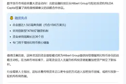 Hilbert Group融资1580万美元增持比特币