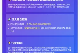 贝莱德以太坊ETF破百亿