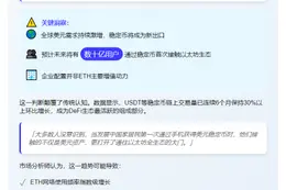 以太坊前核心开发者：ETH未来看涨逻辑非企业配置