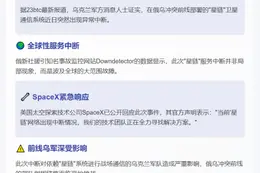 星链中断 SpaceX紧急修复