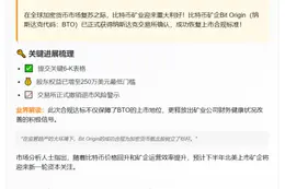 Bit Origin获纳斯达克确认符合重新上市标准