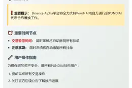 Binance Alpha新增PUNDIAI合约置换