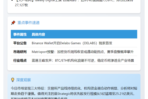 23btc晚报 | 7.25晚间要闻速览