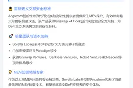 防MEV DEX Angstrom上线