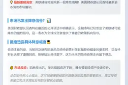 美财长称市场释放联储降息信号