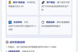 币安推出保本理财产品RWUSD