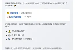 AAVE突破300美元