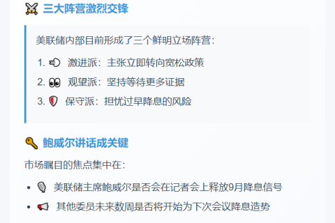 "美联储本周暂不降息"