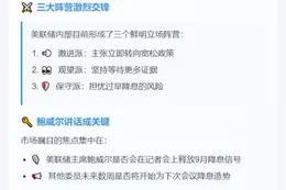 "美联储本周暂不降息"