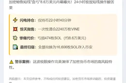 鲸鱼短线清仓VINE亏损8.6万美元