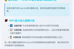 每日收入全用于回购 pump.fun声明
