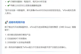 eToro推以太坊链代币化美股