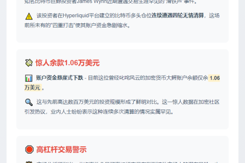 James Wynn爆仓四次，仅余1.06万