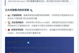 "美联储两位反对派周五或将发声"