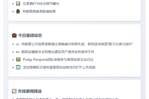 7月31日23btc晚报：重要动态一览