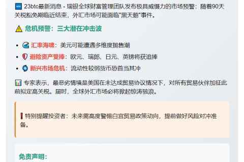 特朗普加关税或致美元下跌