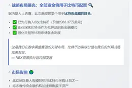 NBX融资540万克朗专注购比特币