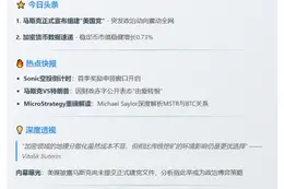 【23btc午报】7月6日午间动态速览