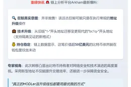 远古巨鲸迁移8万枚BTC