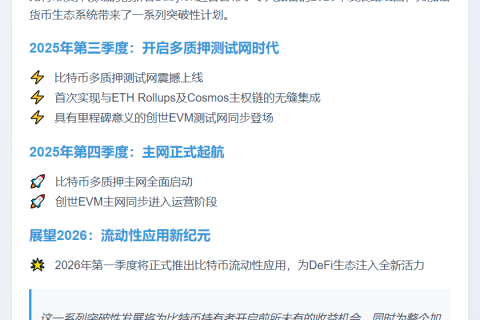 Babylon 2025路线图：Q3多质押测试网，Q4主网上线