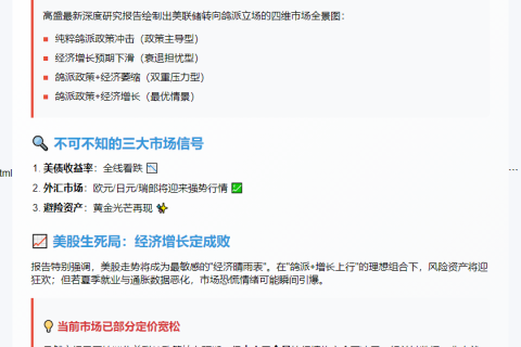 高盛：美联储鸽派转向或削弱美元