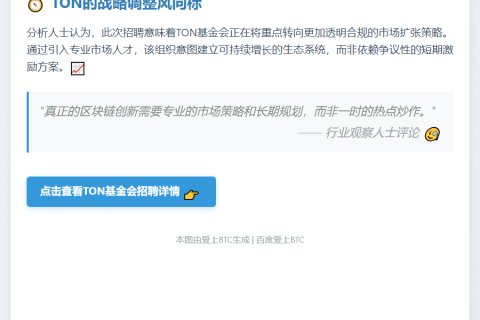 阿联酋黄金签证争议，TON聘市场副总