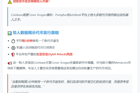 机器人主导Coinbase代币发行