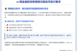 韩金融机构审查韩元稳定币发行要求
