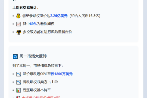 比特币期权溢价预示波动率收缩