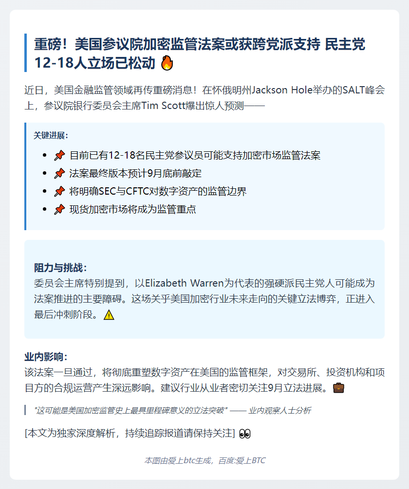 美12-18名民主党议员或支持数字资产法案