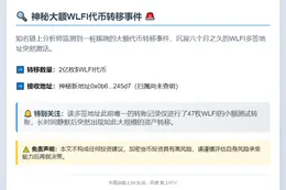 2亿WLFI通过多签地址转移