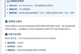 SOLOWIN收购新加坡GPL Remittance19%股权