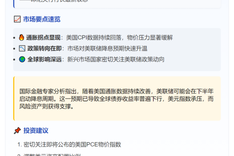 印尼央行行长：美通胀降温或促美联储降息