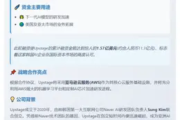 韩国AI企业Upstage获4500万美元融资
