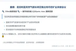 尼日利亚天然气部长召集比特币挖矿会议