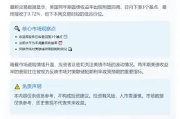 两年期美债收益率跌至3.72%