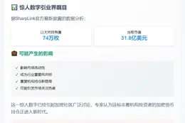 SharpLink持74万ETH 价值31.8亿刀