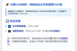 币安5,562枚LINK被提取