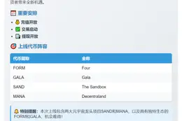 MGBX上线FORM等四币种现货交易