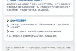 特朗普次子9月访日推广加密货币