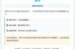 鲸鱼DOGE多单遭部分爆仓