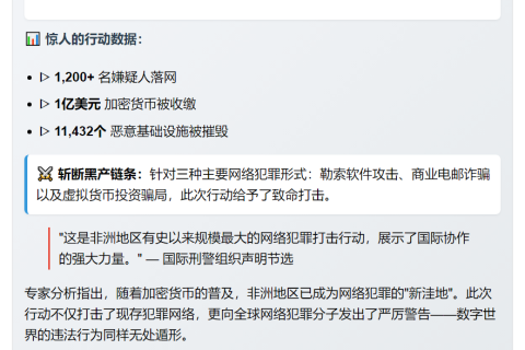 国际刑警破获非洲加密货币大案 缴款超1亿