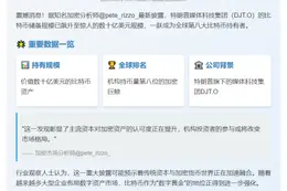 特朗普媒体公司持数十亿比特币 跻身全球前八