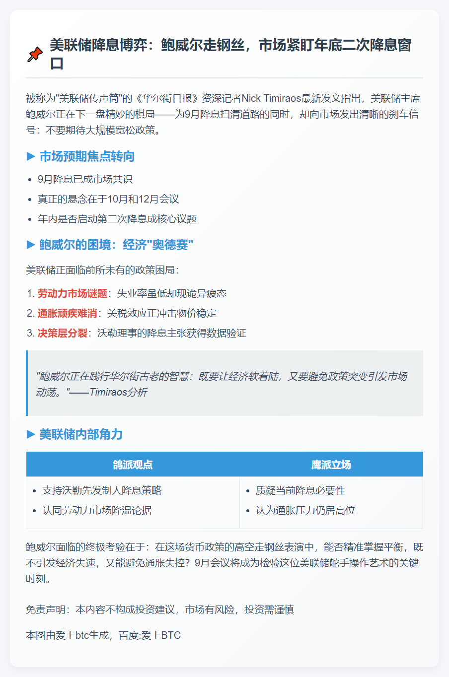 市场关注年内二次降息，高通胀阻碍宽松