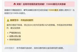 比特币突破11万美金