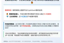 币安16亿美元流入 以太坊提现10亿