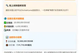 巨鲸再提2000万DOGE
