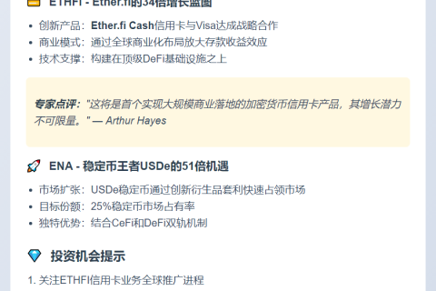 海耶斯：ETHFI和ENA将随稳定币暴增达34倍与51倍