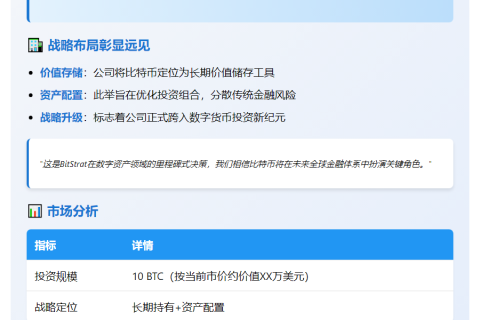"香港BitStrat购入首批10枚比特币"