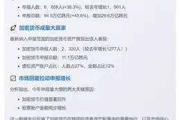 韩加密资产上涨致海外账户申报额增46%
